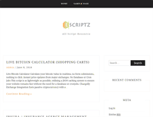 Tablet Screenshot of escriptz.com